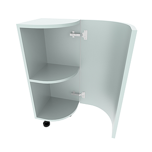 300, Curved Base Unit Rh Open, 720H X 300W X 300D-U-AAME